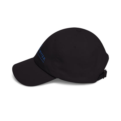 Dad Cap — "Art Sucks But I Suck Better" Embroidered White Baseball Hat