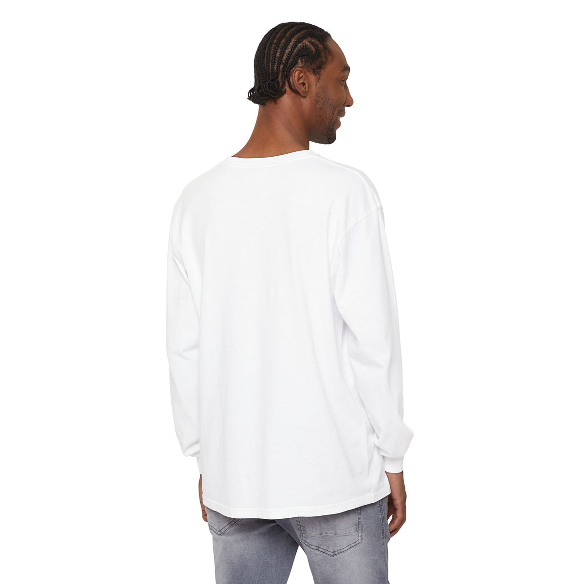Long Sleeve T‑Shirt — "Art Sucks But I Suck Better" Handwritten Graphic